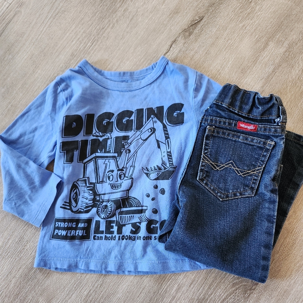 2t construction boys outfit